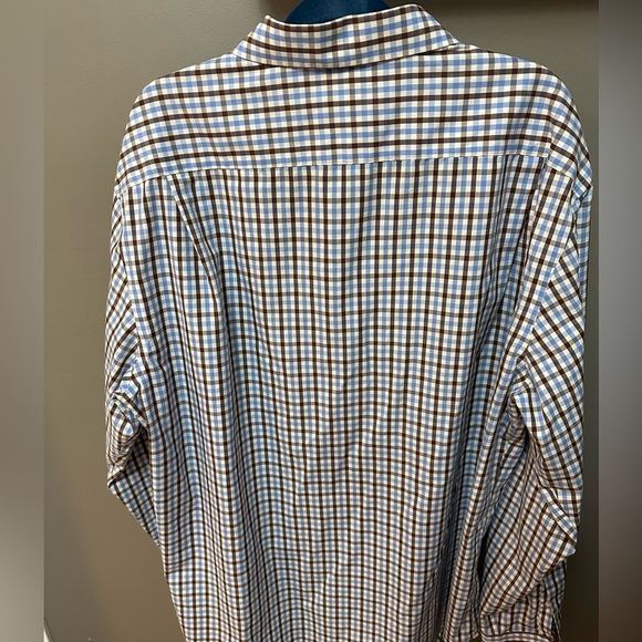 PRONTO UOMO | Men’s 3XLT Checkered No-Iron Dress Shirt - Picture 2 of 3